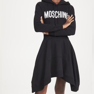 MOSCHINO COUTURE black hoodie dress size 4